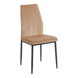 krzeslo-tapicerowane-welurowe-k12-fx-velvet-kolor-cappuccino-czarne-nogi