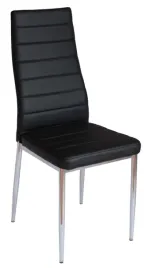 krzeslo-tapicerowane-ekoskora-dc2-001-czarne-na-metalowych-nogach