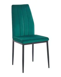 krzeslo-tapicerowane-welurem-k12-fx-velvet-zielone-na-czarnych-nogach