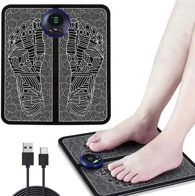 MATA EMS MASAŻER DO STÓP ELEKTROSTYMULATOR MIĘŚNI 8 TRYBÓW 19 POZIOMÓW MOCY