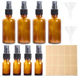 butelka-szklana-brazowa-4-x-50ml-i-4-x-10-ml-z-atomizerem-rozpylacz-spray