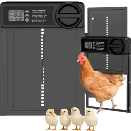 drzwi-do-kurnika-automatyczne-z-timerem-blokada-przytrzasniecia-wodoodporne