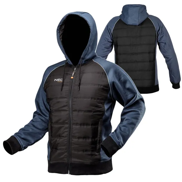 Bluza Kurtka Robocza Męska Ocieplana z Kapturem r. L NEO TOOLS