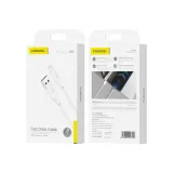 foneng-kabel-x63-lightning-2-1a-1m-bialy