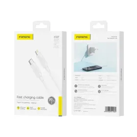 foneng-kabel-xs07-usb-c-lightning-pd-27w-1-2m-bialy
