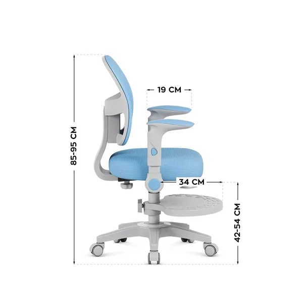 fotel-obrotowy-junior-5-0-blue-stan-nowy