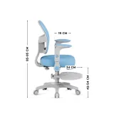 fotel-obrotowy-junior-5-0-blue-stan-nowy