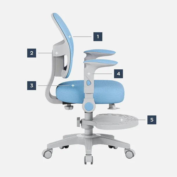 fotel-obrotowy-junior-5-0-blue-stan-nowy