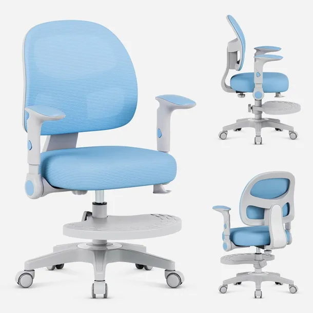 fotel-obrotowy-junior-5-0-blue-stan-nowy