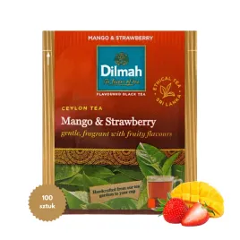 herbata-czarna-dilmah-mango-and-truskawka-100-kopert