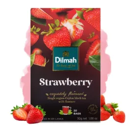 herbata-czarna-dilmah-truskawka-strawberry-20-tb