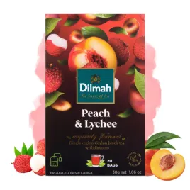 herbata-czarna-dilmah-peach-and-lychee-20-torebek