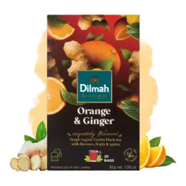 herbata-czarna-dilmah-orange-and-ginger-20-torebek