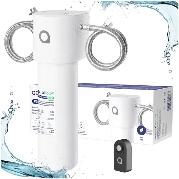Filtr do wody pod zlew AquaFloow do kuchni + system filtrujący podzlewowy