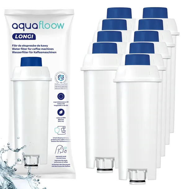 Filtr do wody do ekspresu Delonghi Dinamica Rivelia 9x zamiennik AquaFloow