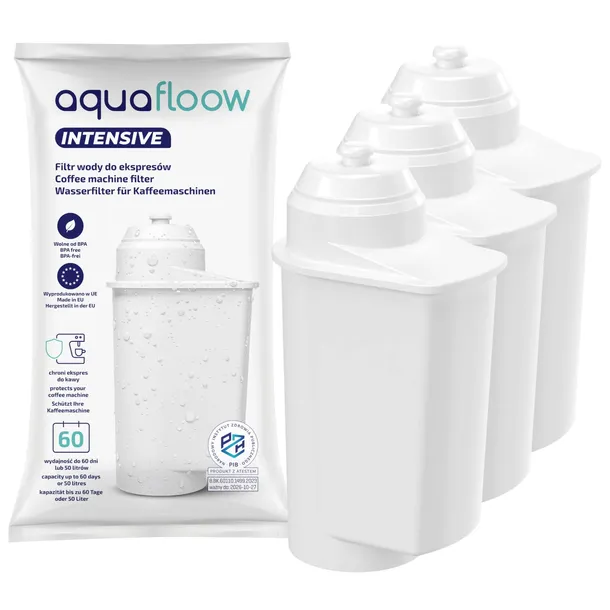 3X Filtr Wody AF AquaFloow Intensive do Ekspresu SIEMENS EQ6 EQ 6 EQ7