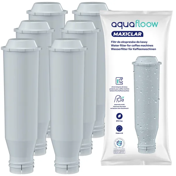 Filtr do wody do ekspresu Krups i Nivona - AquaFloow Maxiclar 6 sztuk