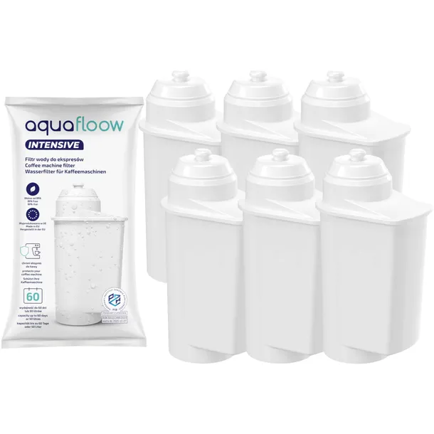 6 Filtr Wody AquaFloow Intensive do Ekspresu SIEMENS EQ3 EQ5 EQ6 EQ.7 EQ9