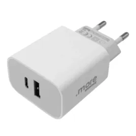 eco-light-ladowarka-sieciowa-20w-usb-c-usb-a-biala-szybkie-ladowanie
