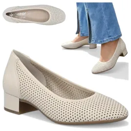 czolenka-damskie-skorzane-40-rieker-azurowe-eleganckie-na-obcasie-letnie