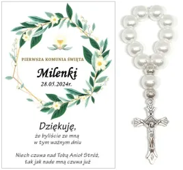 podziekowanie-dla-gosci-rozaniec-dziesiatka-komunia-pamiatka-personalizacja