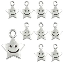 zawieszki-charms-gwiazdki-zawieszka-gwiazda-gwiazdka-usmiech-12szt
