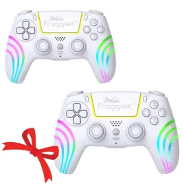 zestaw-2-kontrolery-bezprzewodowy-ps5-bialy-rgb-turbo-i-dodatkowe-przyciski