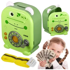 skarbonka-sejf-bankomat-dla-dzieci-zielona-zabka-banknoty-monety-pin