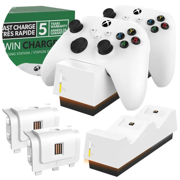 Snakebyte SB921698  Twin Charge X Biały