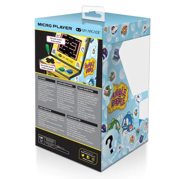 mini-konsola-retro-przenosna-gra-bubble-bobble-micro-player-kod-producenta-my-arcade-stan-opakowania-oryginalne
