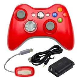 bezprzewodowy-pad-czerwony-do-konsoli-xbox360-pc-odbiornik-bateria-gratis