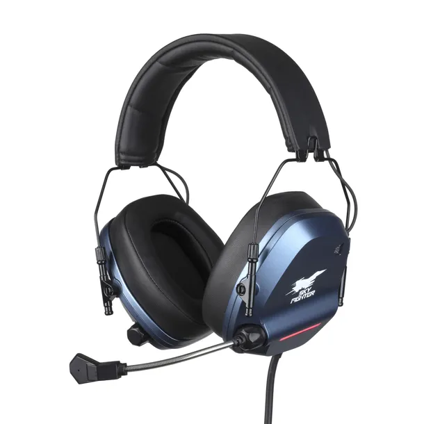 Konix Skyfighter One Nauszne Czarno-niebieski