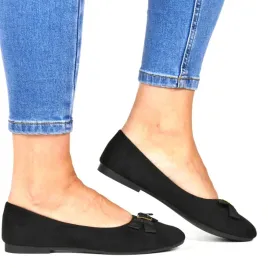 baleriny-damskie-plaskie-evento-9925-czarne-zamszowe
