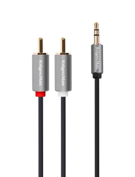 kabel-jack-3-5mm-2rca-1m-krugermatz-basic-km1218-model-km1218