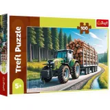puzzle-100-ciagnik-lesny-trefl
