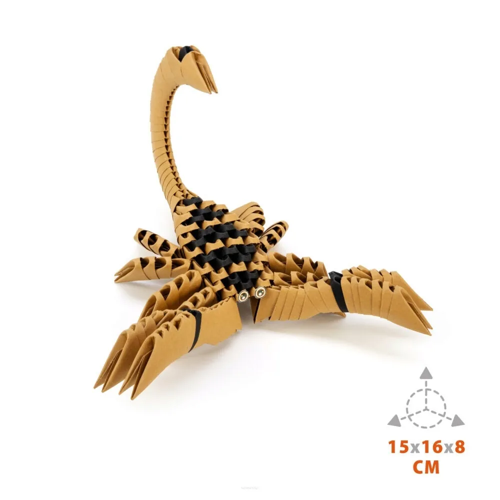 origami-3d-skorpion-153-elementy-wiek-8-alex-stan-nowy