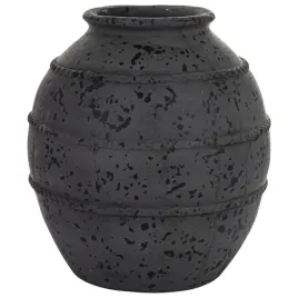 wazon-ceramiczny-czarny-dekoracja-styl-loft-industrialny-nowoczesny-32-cm