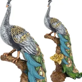 figurka-przedstawiajaca-pawia-paw-dekoracja-29x10x14-cm