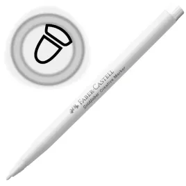 faber-castell-pisak-kreatywny-z-okragla-koncowka-15-mm-goldfaber-501-bialy