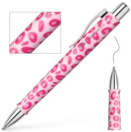 faber-castell-dlugopis-automatyczny-niebieski-wklad-xb-poly-ball-leo-rozowy