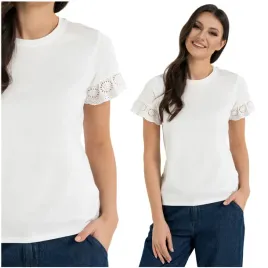 bluzka-damska-elegancki-rekaw-wykonczony-koronka-gladka-koszulka-moraj-3xl