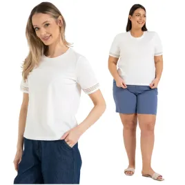 bluzka-damska-koszulka-gladka-krotki-rekaw-z-koronka-t-shirt-moraj-l