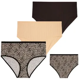 majtki-damskie-z-wysokim-stanem-prazkowane-maxi-bikini-3-par-moraj-l