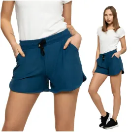 szorty-damskie-krotkie-spodenki-dresowe-gladkie-wiazane-wygodne-moraj-3xl