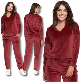 welurowy-dres-bluza-damska-gladka-dekolt-v-spodnie-z-prosta-nogawka-moraj-l