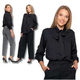 koszula-damska-z-kokarda-pod-szyja-czarna-elegancka-bluzka-kobieca-moraj-m