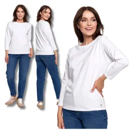 gladka-bluzka-damska-koszulka-z-3-4-rekawem-modna-klasyczna-moraj-3xl