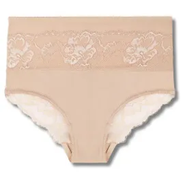 figi-damskie-sciagajace-majtki-maxi-bikini-bezowe-z-koronka-moraj-1-szt-m