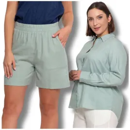 spodenki-damskie-lniane-koszula-damska-lniana-z-dlugim-rekawem-moraj-2xl