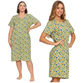 koszula-nocna-damska-urocza-pizama-kolorowa-wygodna-w-kwiaty-moraj-3xl